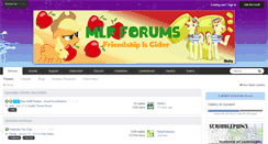 Desktop Screenshot of mlpforums.com